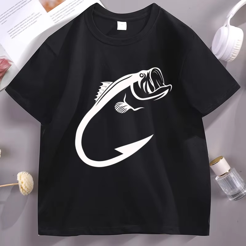 Fishing Hook Graphic T Shirts  - Fishing Hook Size บทวิจารณ์และราคา