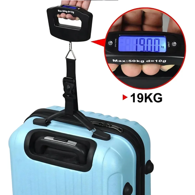 50kg/10g Travel Luggage Scale  - Fishing Hook บทวิจารณ์และราคา