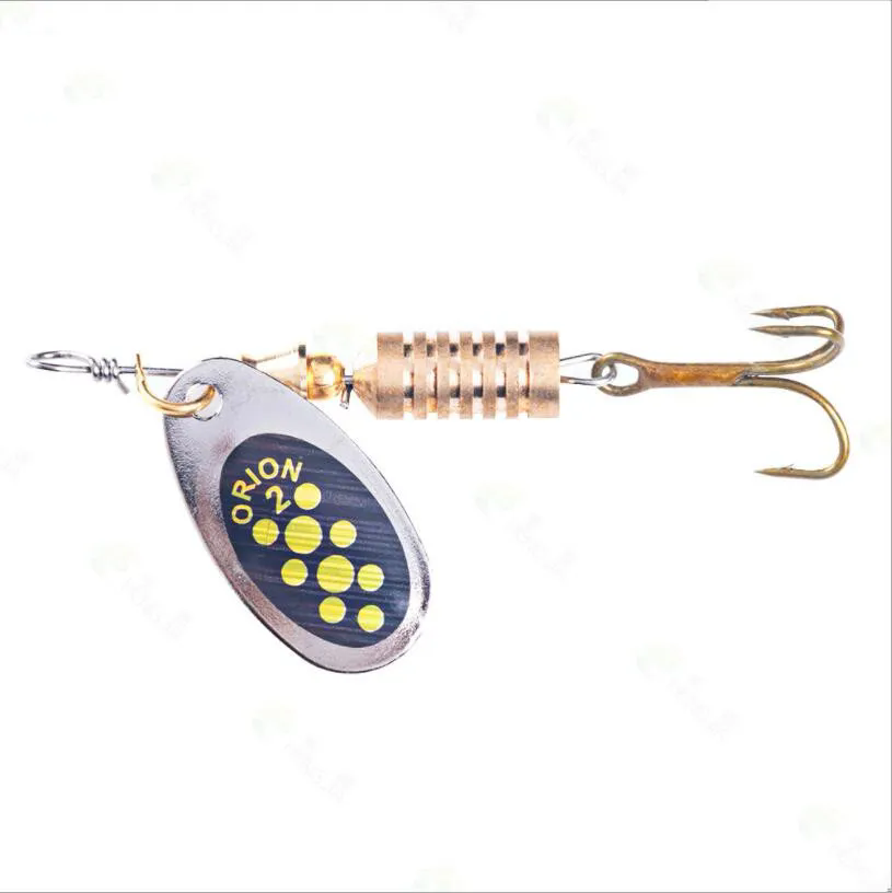 1PCS Metal Plating Spinner Bai - Fishing Hook Treble บทวิจารณ์และราคา