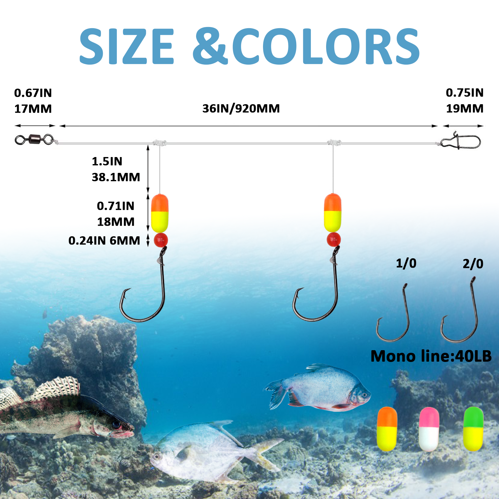 Aventik Pompano Rig Fishing Sa - Fishing Hook Circle บทวิจารณ์และราคา