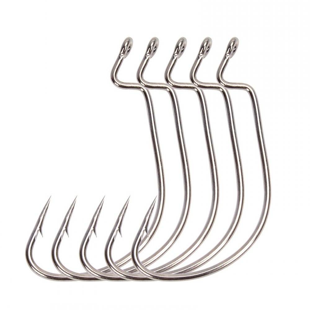 50pcs/Lot Wide Gap Texas Fishi - Fishing Hook Offset บทวิจารณ์และราคา