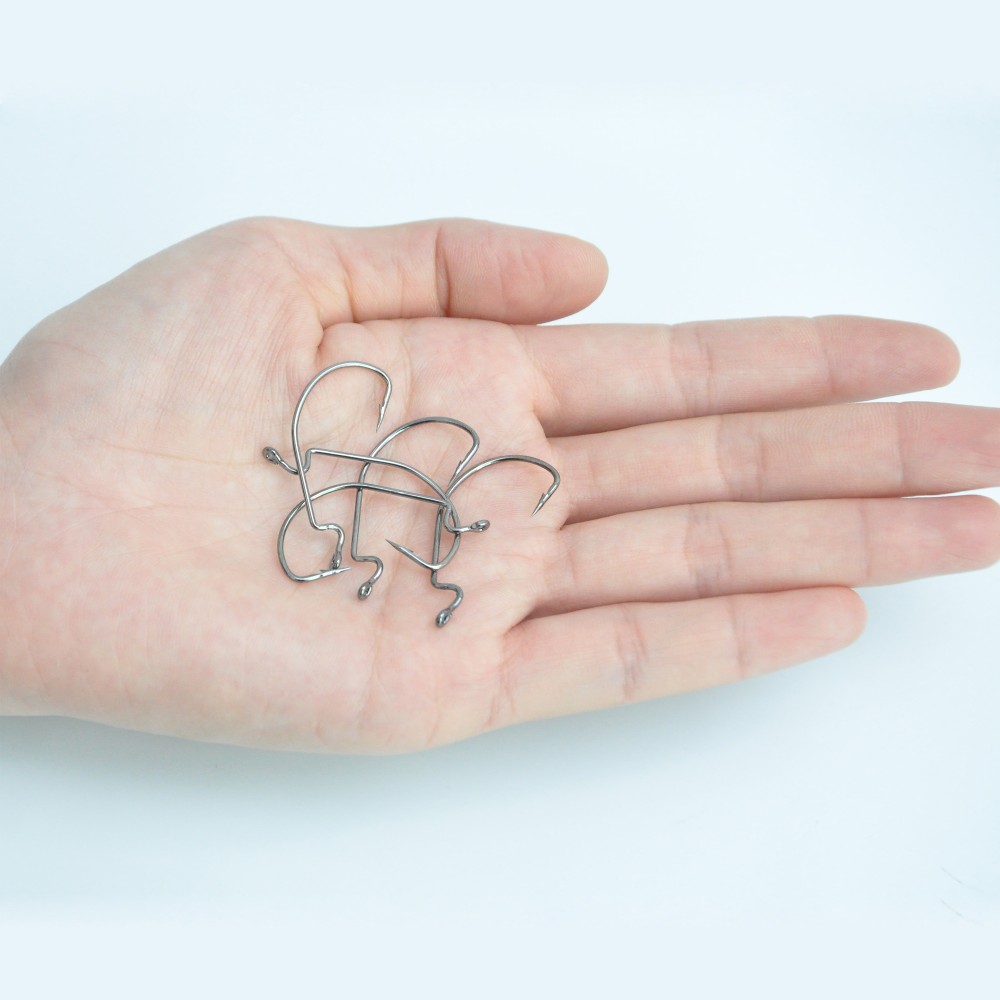 50pcs/Lot Wide Gap Texas Fishi - Fishing Hook Offset บทวิจารณ์และราคา