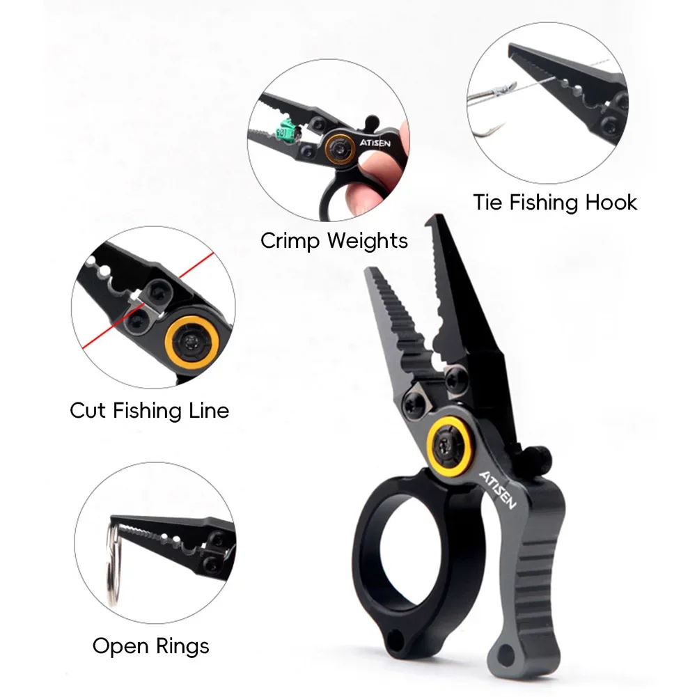 Fishing Pliers Mini Size Outdo - Fishing Hook Size บทวิจารณ์และราคา