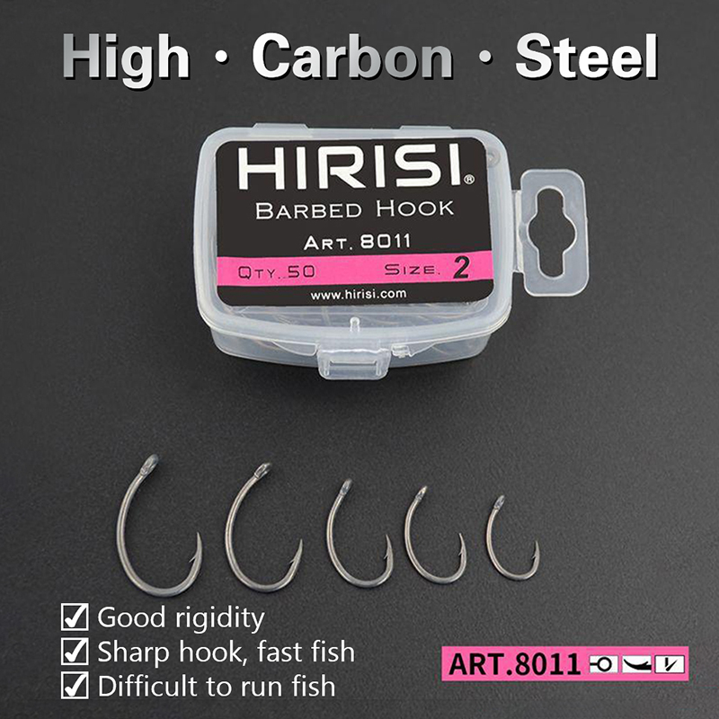 New Hirisi 50pcs Boxed Hooks B - Fishing Hook Box บทวิจารณ์และราคา