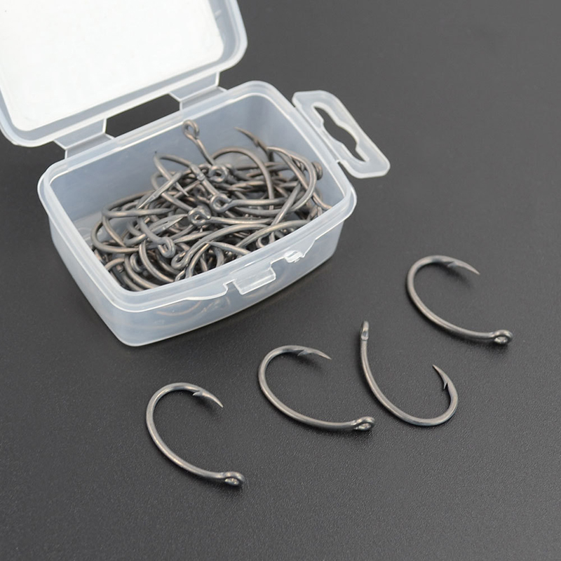 New Hirisi 50pcs Boxed Hooks B - Fishing Hook Box บทวิจารณ์และราคา