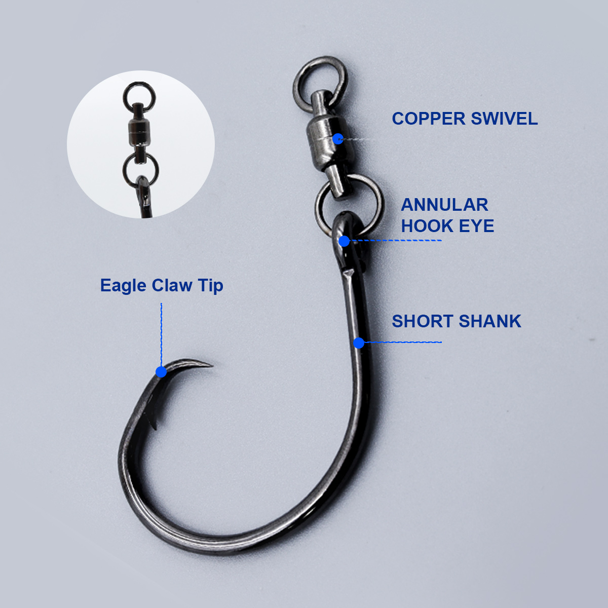 ZYZHE 3pcs/Bag Circle Hooks Wi - Fishing Hook Barbless บทวิจารณ์และราคา