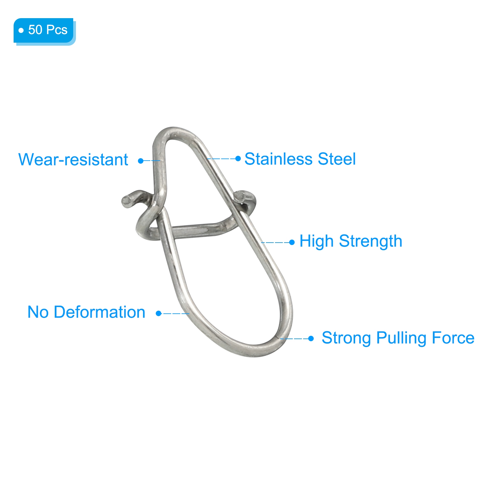 50pcs Stainless Steel Fishing  - Fishing Hook Stainless Steel บทวิจารณ์และราคา
