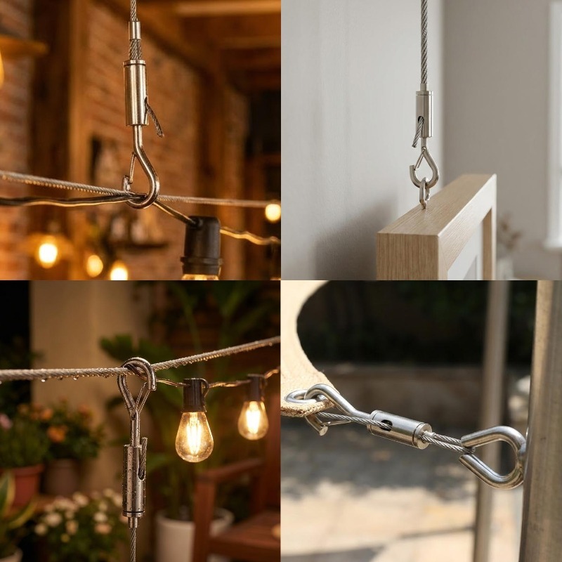 Stainless Steel Wire Rope With - Fishing Hook Stainless Steel บทวิจารณ์และราคา
