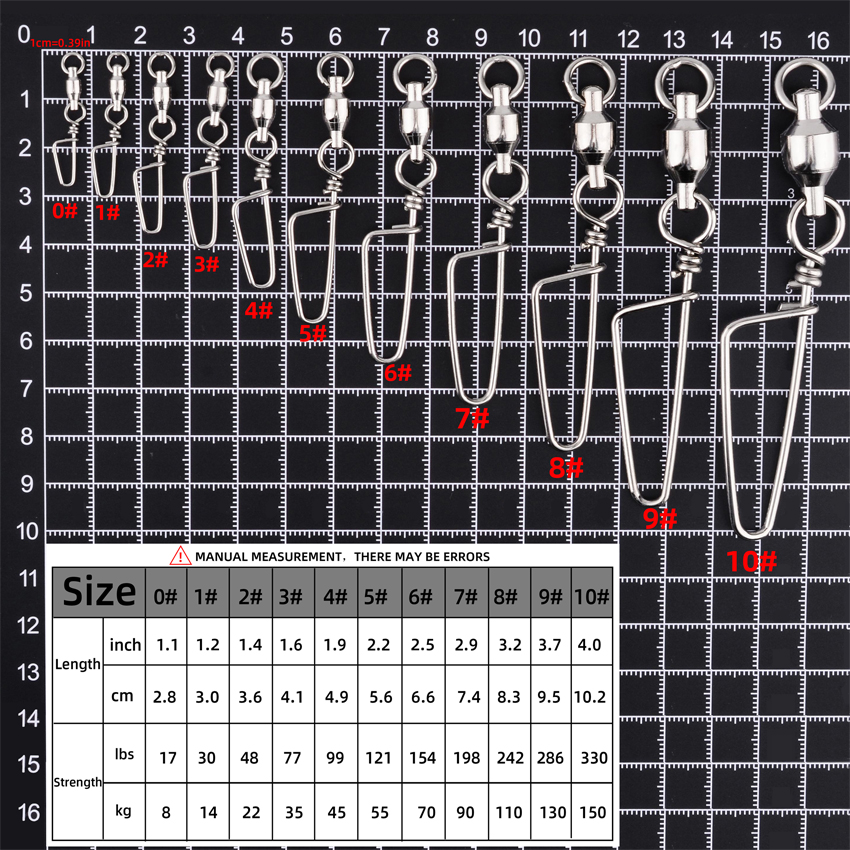 50pcs Fishing Ball Bearing Swi - Fishing Hook Box บทวิจารณ์และราคา