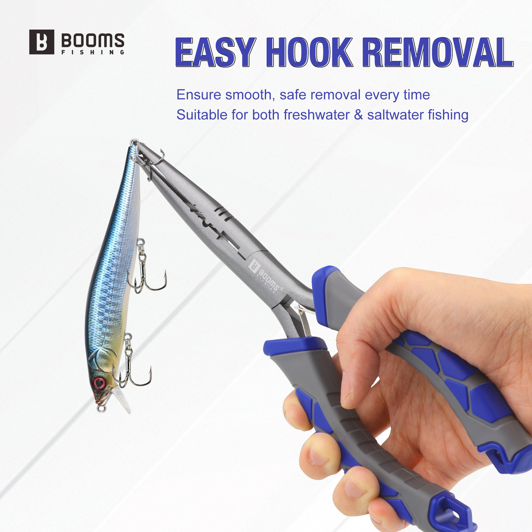 Booms Fishing 23cm Pliers and  - Fishing Hook Sharpener บทวิจารณ์และราคา