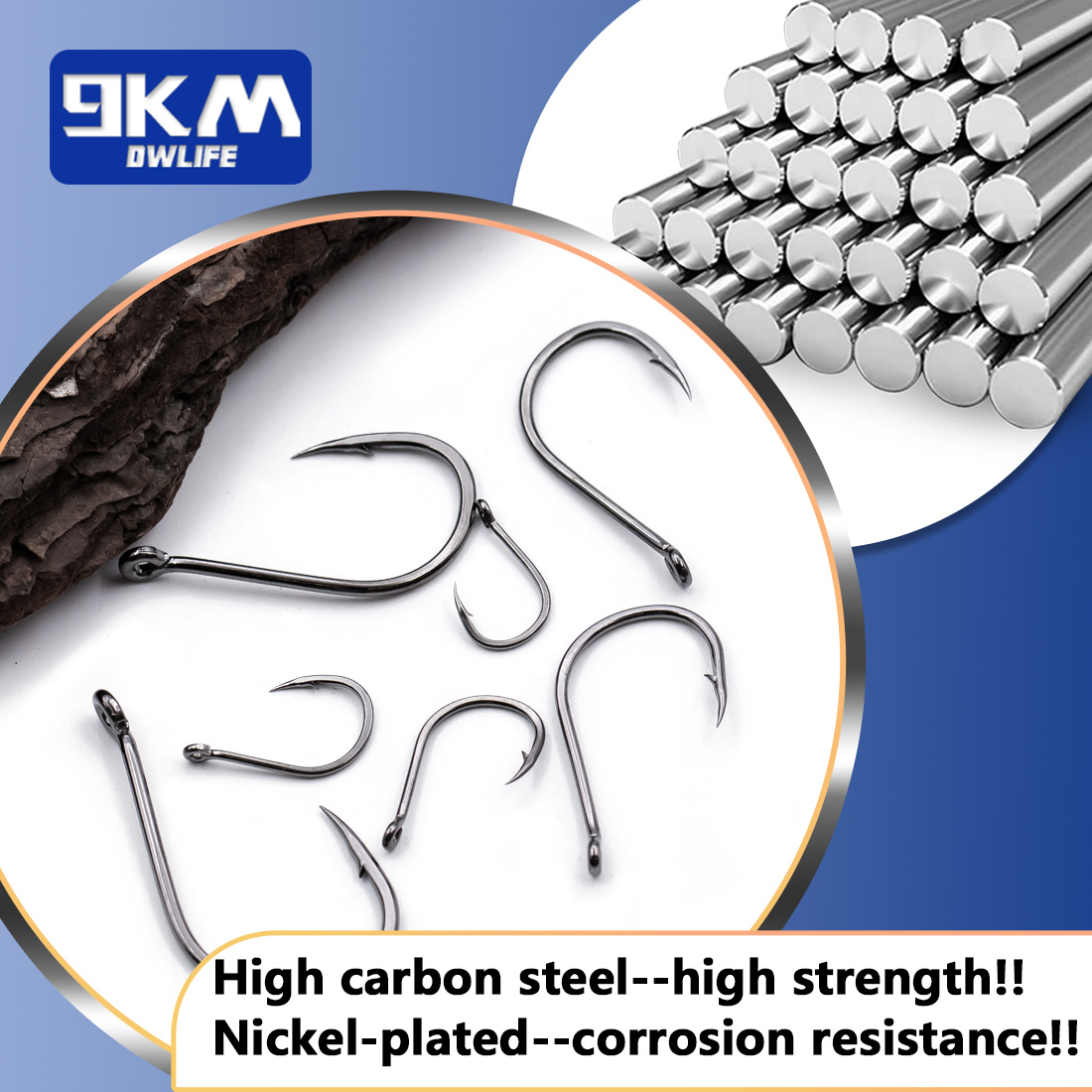 9KM Iseama Fishing Hooks 50~20 - Fishing Hook Circle บทวิจารณ์และราคา
