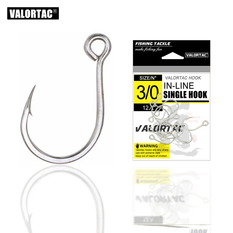12pcs/pack  Inline Fishing Hoo - Fishing Hook Offset บทวิจารณ์และราคา