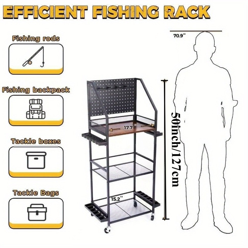 Fishing Rod Holders for Garage - Fishing Hook Box บทวิจารณ์และราคา