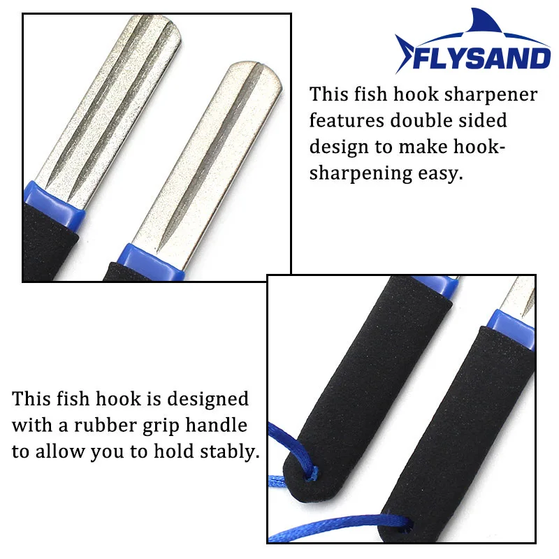 Diamond Fishing Hook Sharpener - Fishing Hook Treble บทวิจารณ์และราคา