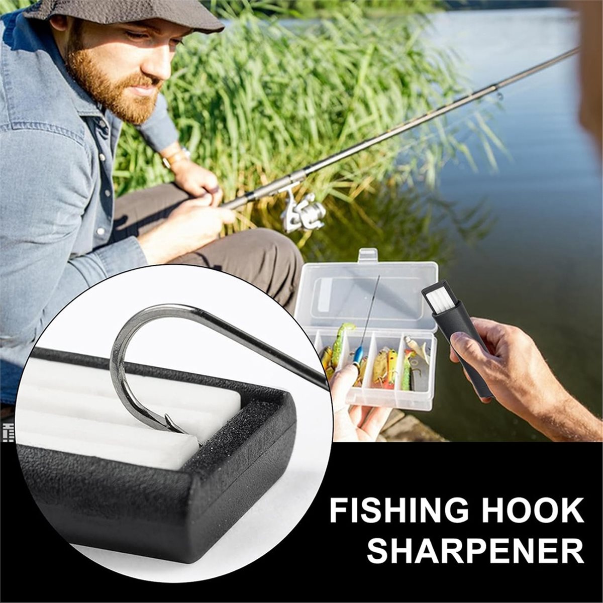Fishing Hook Sharpener - Compa - Fishing Hook Sharpener บทวิจารณ์และราคา