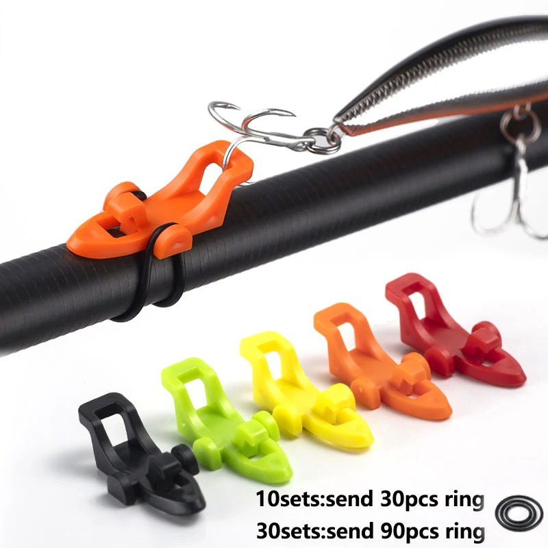 10-30pcs Fishing Rod Pole Hook - Fishing Hook Box บทวิจารณ์และราคา