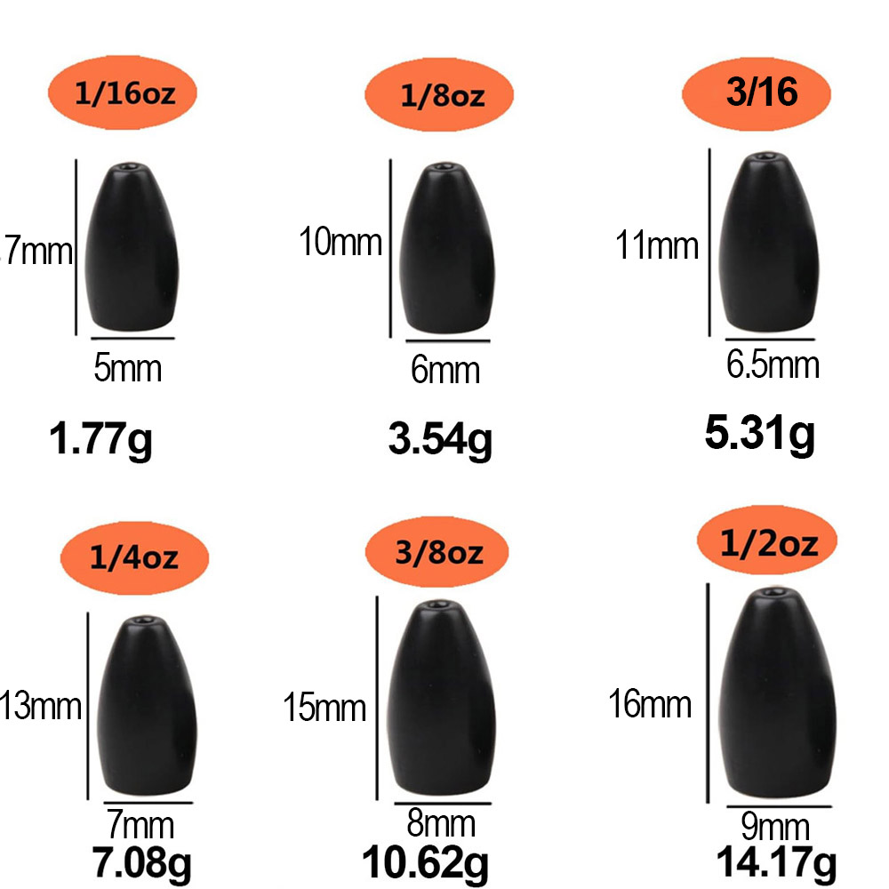 Tungsten Steel Fishing Weights - Fishing Hook Stainless Steel บทวิจารณ์และราคา