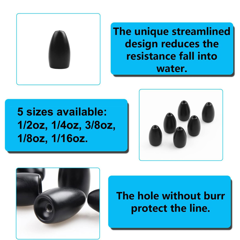 Tungsten Steel Fishing Weights - Fishing Hook Stainless Steel บทวิจารณ์และราคา
