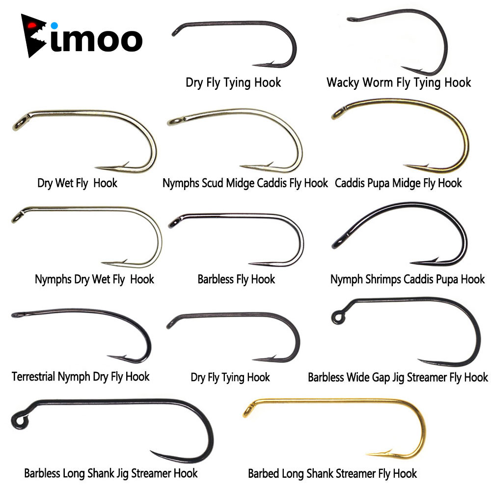 Bimoo 100PCS 1#~22# Barbed & B - Fishing Hook Barbless บทวิจารณ์และราคา